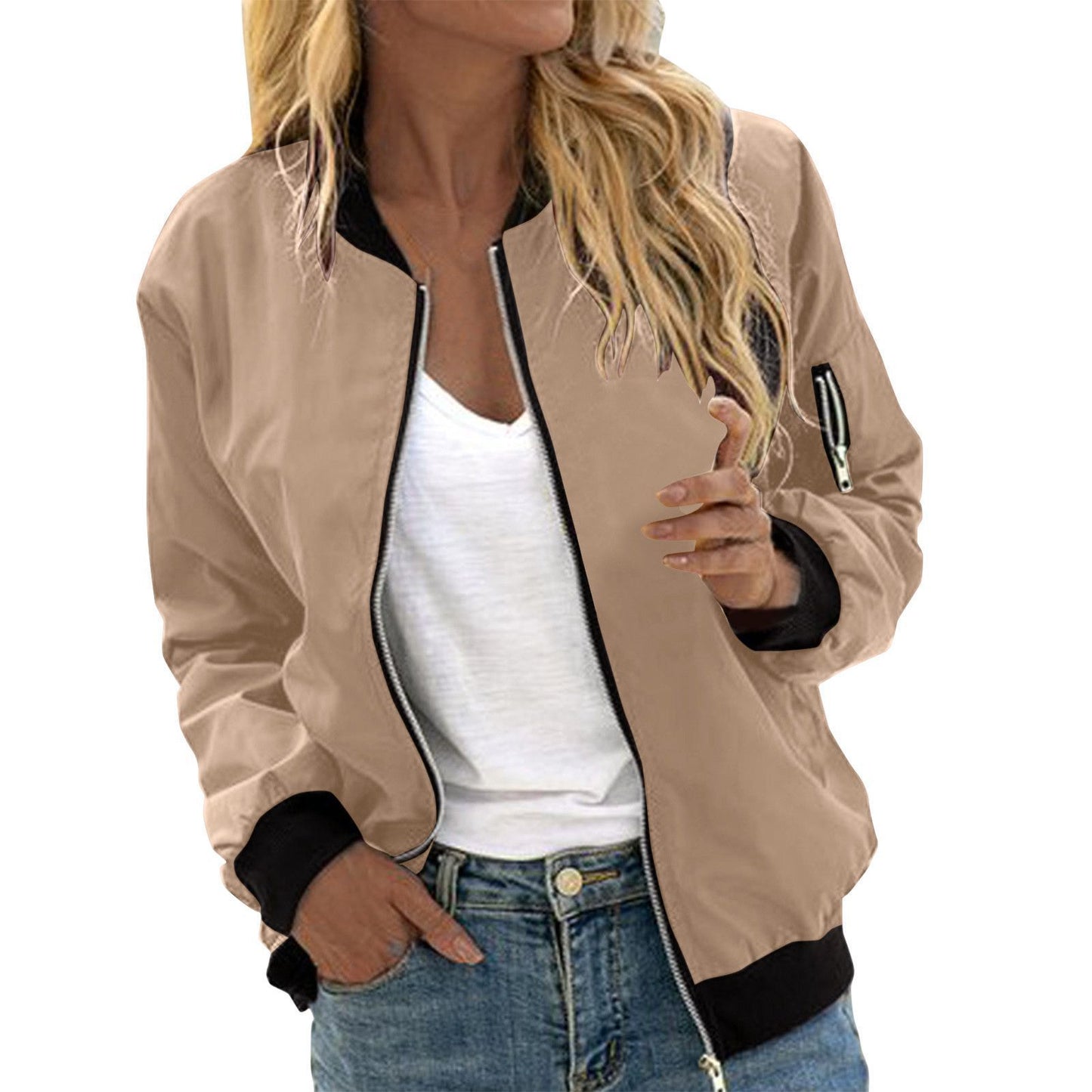 Veste Baseball Zippée