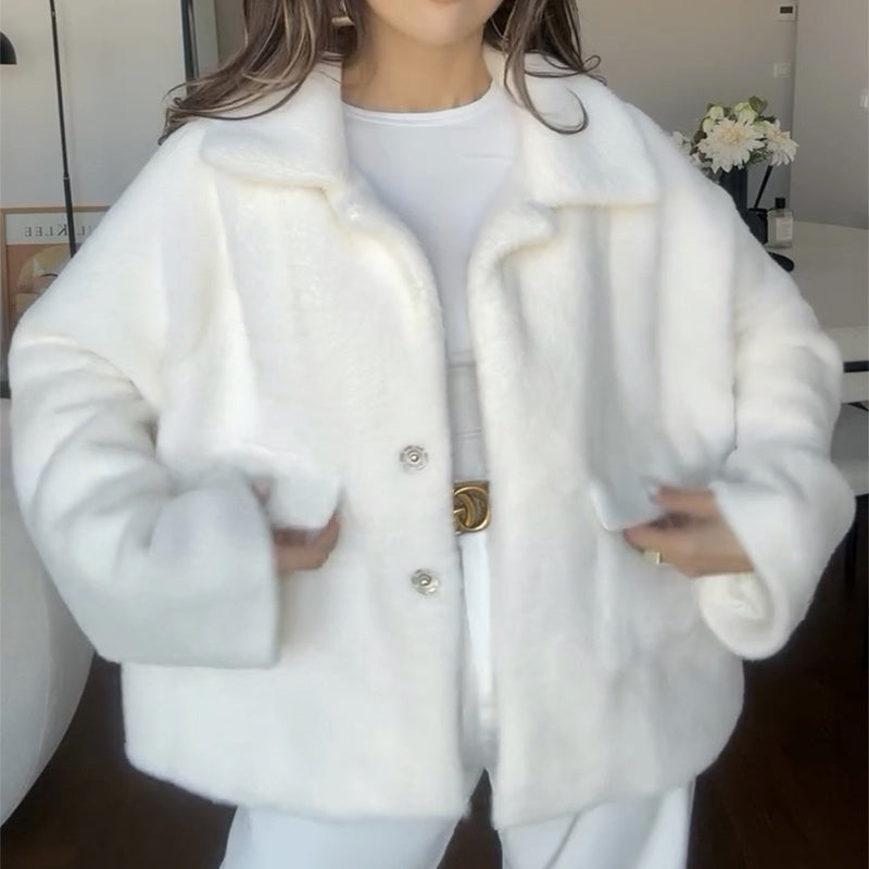 Manteau Furry Élégant